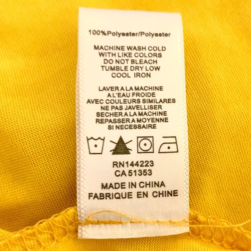 Bishop + Young Mini Dress Shift V-Neck Plunge Mustard Yellow Size Small Cutout - Picture 8 of 9